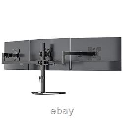 Free Standing Triple LCD Monitor Fully Adjustable Triple Arm Monitor Stand