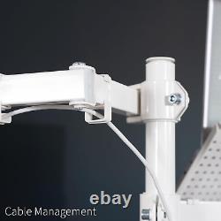 Fully Adjustable 13 to 32 Inch Single Computer Monitor and Laptop Desk Mount Com