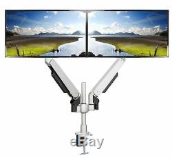 GSD305H Gas Spring Dual LCD/LED monitor stand with arms, horizontal extension, New