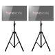 Gator Cases LCD Video Monitor Tripod Stand Dual Pack