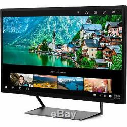 HP Black w Silver Stand 32 LED LCD 60Hz 2560x1440p 2k Monitor V1M69AA#ABA 32q