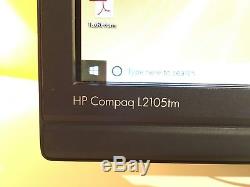 HP Compaq L2105TM widescreen 1080p Touchscreen Monitor 21.5 with rotation stand