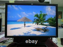 HP LCD Monitor 30 WithStand ZR30w Widescreen 2560x1600 With Stand & Cables Tested