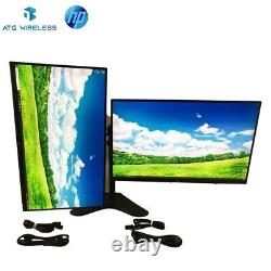 HP Z24n 24 LED-Backlit LCD HDMI Dual Monitor WithStand for Desktop Computer PC