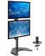 HUANUO Dual Monitor Stand Vertical Stack Screen Free-Standing Holder LCD Desk