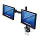Halter Dual LCD Monitor Stand Desk Clamp for 27-Inch LCD Monitors (YKHL2MNT)