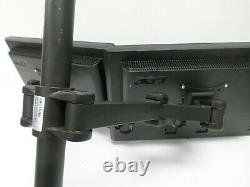 Halter Hex Extendable LCD Monitor Desk Stand 02-1458a with 2 x Acer X193w Monitors