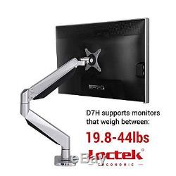 Heavy Duty Gas Spring Single LCD Arm Stand Monitor Desk Mount Supports