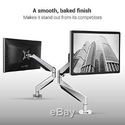 Heavy Duty Gas Spring Single LCD Arm Stand Monitor Desk Mount Supports Heavy New