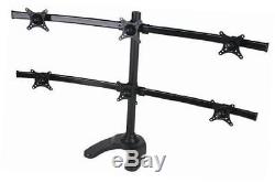 Hex lcd monitor stand, desk mount, free standing with optional bolt-through