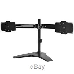Horizontal dual LCD monitor desk stand, support up to 32 LCD monitor