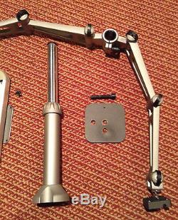 Humanscale M7 Monitor Dual Arm Stand 2 LCD Monitors Bolt Thru Mount FEA-17
