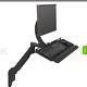 Innovative 7520 Sit-Stand LCD Monitor Arm with Keyboard Tray Wall desk Mount