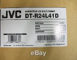 JVC DT-R24L41D 24 HD/SDI High Def LCD Monitor with Stand Brand New in Box