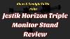 Jestik Horizon Triple Monitor Stand LCD Monitor Stand Monitor Mount Triple Monitor Arm