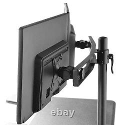 Kantek Dual LCD Monitor Arm for STS800/STS810 Sit to Stand Systems (STS802)
