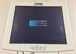 Karl Storz NDS 19 LCD Endoscopy Monitor SC-SX19-A1A11 with Power Supply & Stand