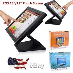 LCD 12''15 Touchscreen Cash Register Workstation with Multi-Position POS stand