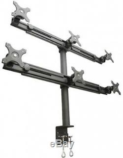 LCD-2060 Hex-Mount Monitor Stand For Six 15'-24' Displays