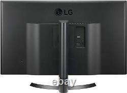 LG 32UD60-B 31.5 4K UHD FreeSync Monitor Height Adjustable Stand Open Box