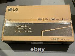 LG 32UD60-B 31.5 4K UHD FreeSync Monitor with Height Adjustable Stand NEW