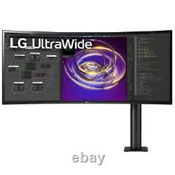 LG 34WP88C-B 34 219 UltraWide QHD IPS Curved Monitor with Ergo Stand