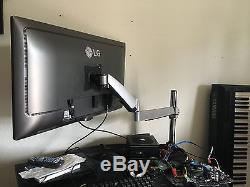 LG UltraWide 31MU97-B 31 IPS LCD Monitor, with articulating stand