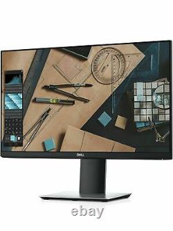 LOT 2x Dell 23'' IPS Monitors Ultrawide P2319H FHD Edgeless 1080 WithStands HDMI