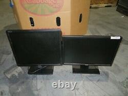 LOT OF 100 DELL DESKTOP COMPUTER MONITORS LCD 19 inches WITH STAND TESTED