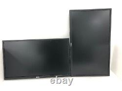 LOT OF 2 Dell P2317H 23 Full HD 1080p LED Backlit LCD HDMI Monitor No Stand