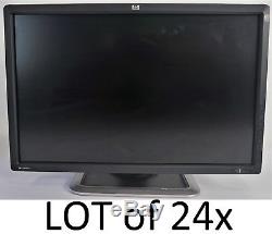 LOT of 24x Assorted HP 24 Widescreen LCD Monitors with Stands