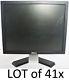 LOT of 41x Assorted Dell 17 Widescreen LCD Monitors with Stands