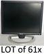 LOT of 61x Assorted Dell 17 Widescreen LCD Monitors with Stands Local Pickup