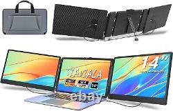 Laptop Screen Extender, 14 IPS Triple Monitor for Laptop Extension- FHD 1080P