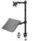 Laptop and 13 to 32 inch LCD Monitor Stand up Desk Mount, Extra Tall