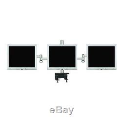 Laser Mount LCD Monitor Tv Arm 3x 24 Screen Rotatble Bracket Stand New Ao-arm3b