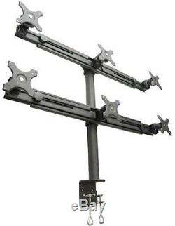 Lcd-2060 Hex-mount Monitor Stand For Six 15-24 Displays