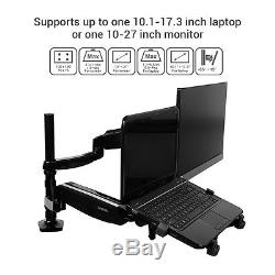 Loctek LCD Dual Arm Monitor Mount Desk Laptop Mount Notebook Stand 10 27 inch