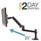 Long Arm LCD Monitor Bracket Stand Over Desk Adjustable Swivel Extension Pole