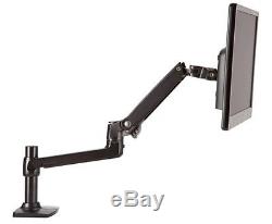 Long Arm LCD Monitor Bracket Stand Over Desk Adjustable Swivel Extension Pole