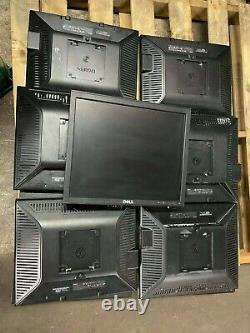 Lot of 11 Dell 1708FPt 17 LCD Monitor with Power Cord (No Stand)