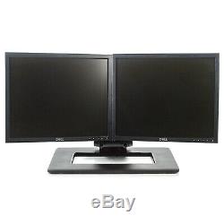 Lot of 2 Dell P190S 19 1280x1024 LCD Monitors with Dual Adjustable Stand -Grade B