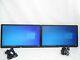 Lot of 2 Dell P2314Ht 23 Widescreen LED LCD IPS 1080p Monitors NO Stand withcbls
