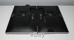 Lot of (2) Dell Professional U2412Mb 24 Widescreen LCD Monitor NO STAND