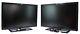 Lot of (2) HP ZR30w 30 Widescreen LCD Monitor 2560x1600 with Stand & Cables
