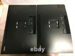 Lot of 2 Lenovo ThinkVision 28 Pro2820D LCD Monitor with No Stand- Tested