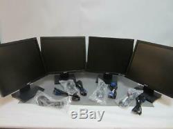 Lot of 4X Acer V173 17 Square LCD Monitor 1280x1024 With Stand & Cords