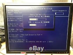 Lot of 4 Dell UltraSharp 2007FPb 20 LCD Color Monitors & Stands svga cable