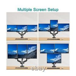 MOUNT PRO Triple Monitor Mount, 3 Monitor Desk Arm fits Three Max 27 LCD Com