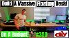 Massive Floating Desk Build How To Largest Floating Desk 2021